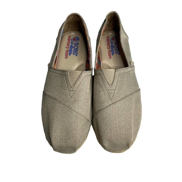 New BOBS Breeze from Skechers Women's Taupe Flats Size 8 Memory Foam Style 34101 - Picture 2 of 6